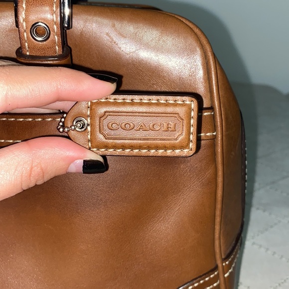 COACH Vintage Brown Leather Bag - Picture 4 of 12